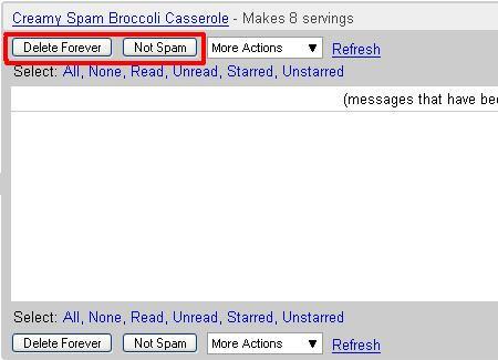 Gmail Spam folder
